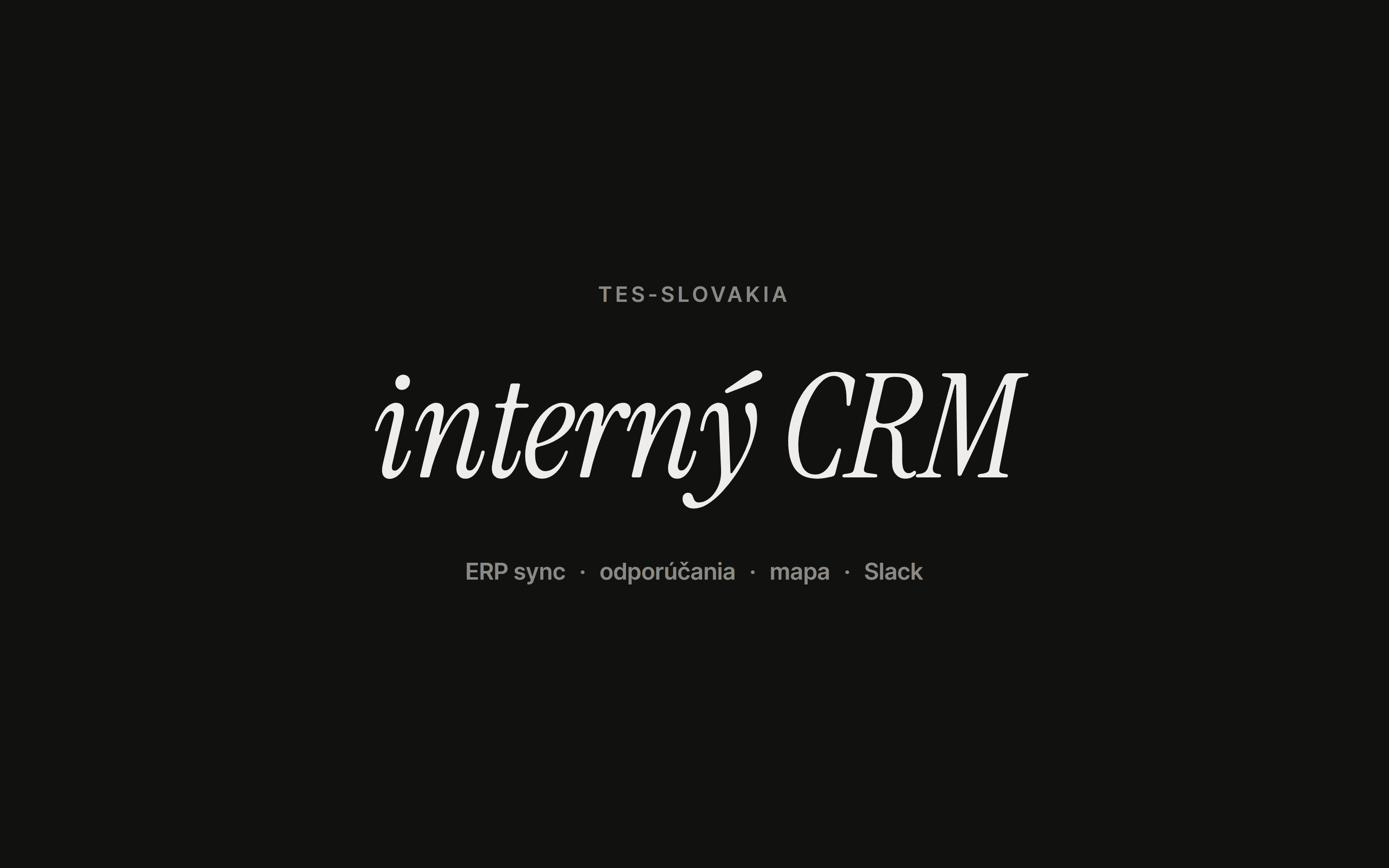 Screenshot webu TES-SLOVAKIA